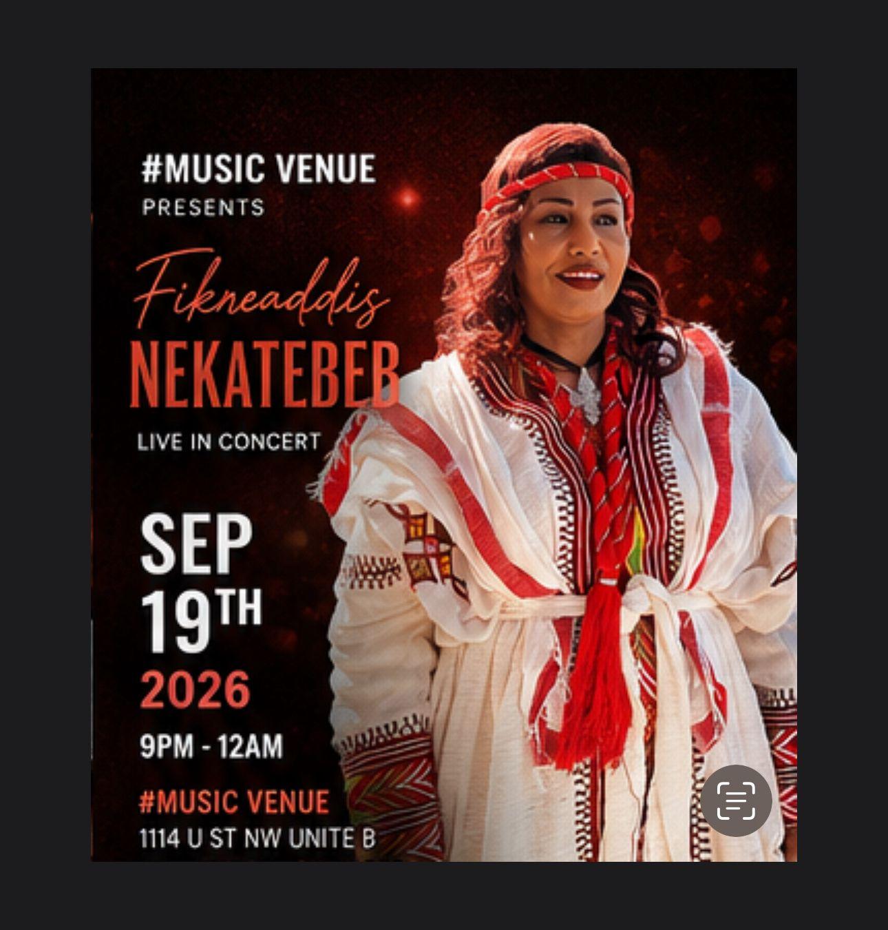 Fikreaddis Nekatebeb Live in Concert