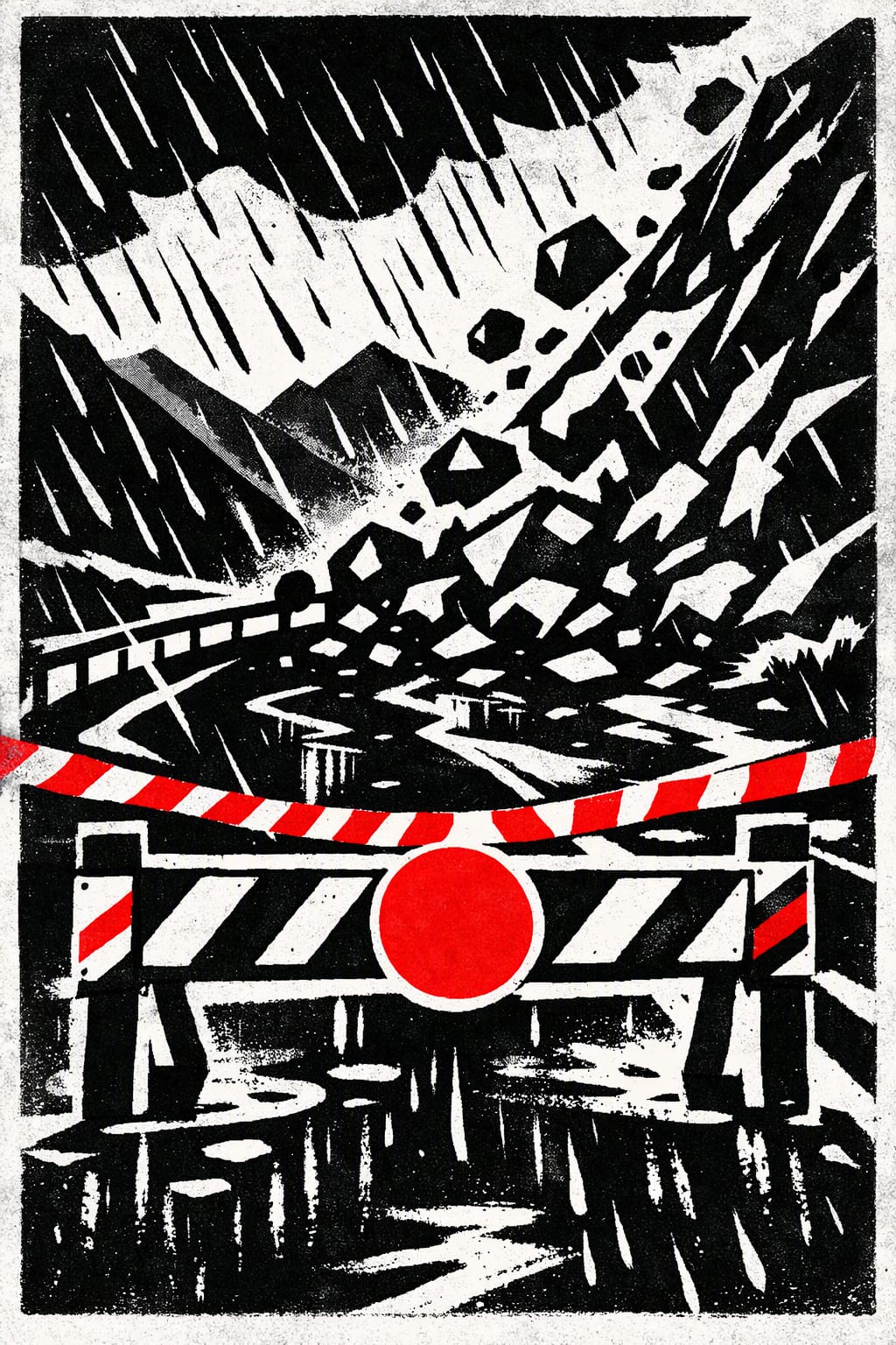 Illustration for: Heavy rain risk halts vehicle services in Baitadi and Darchula