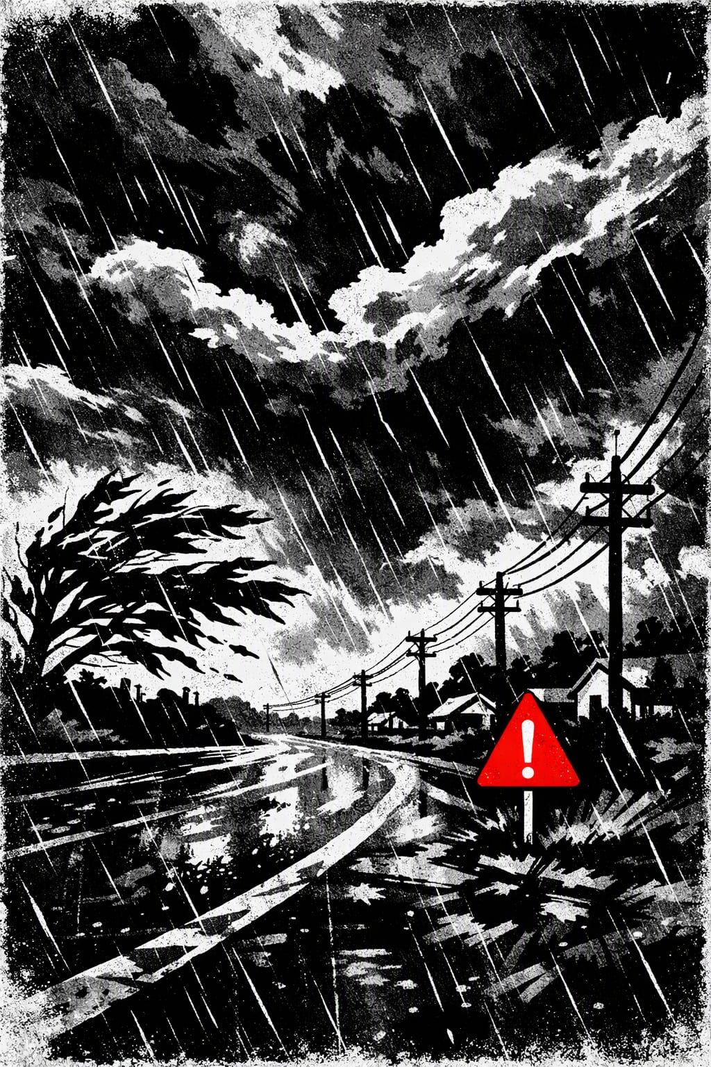 Illustration for: Nor’easter brushes the region with wind and weekend showers