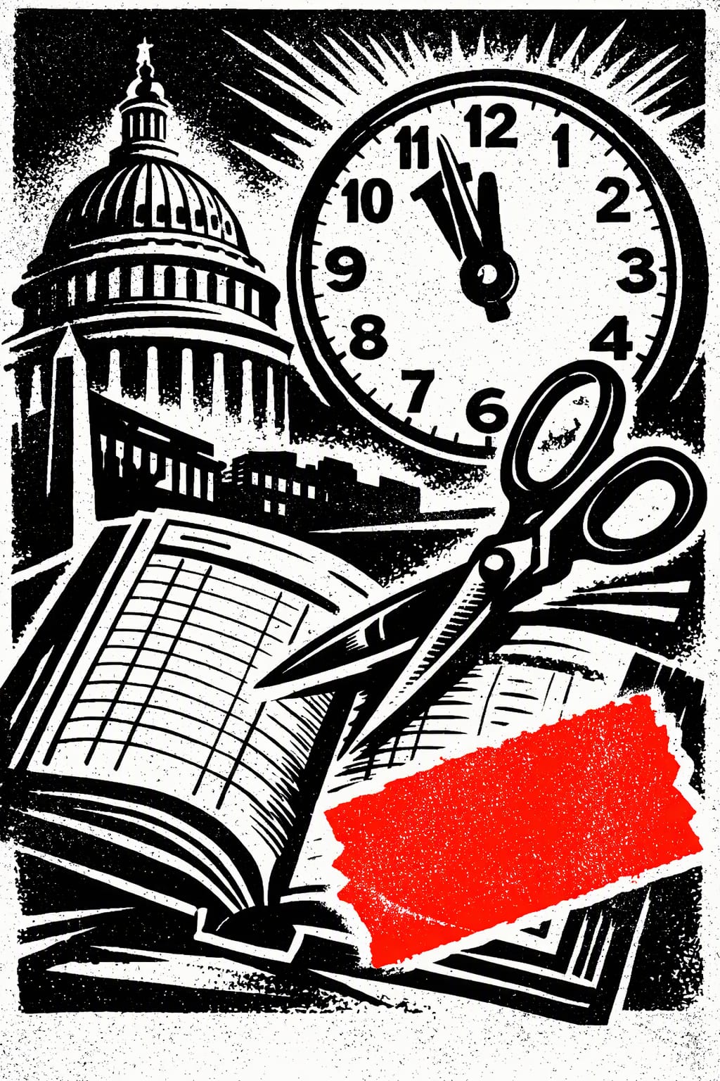 Illustration for: Trump moves to cancel nearly $1B Congress approved